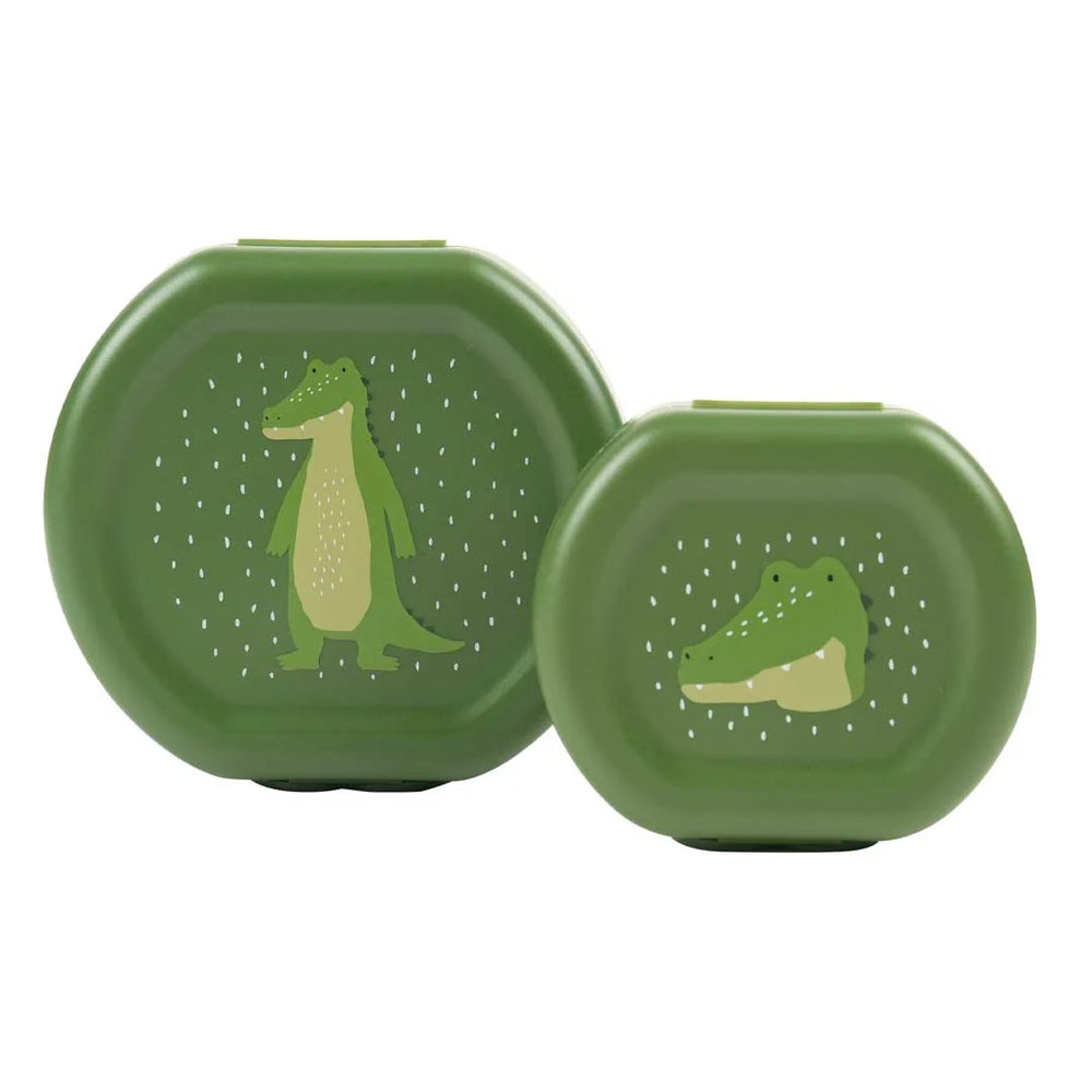 Trixie Snack Box with Clip, Set of 2 | علبتا وجبات خفيفة بمشبك من تريكسي