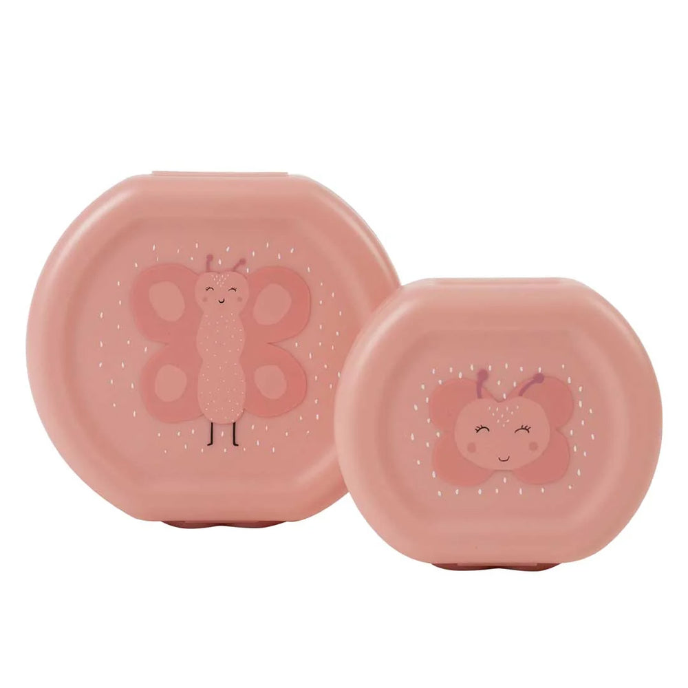 Trixie Snack Box with Clip, Set of 2 | علبتا وجبات خفيفة بمشبك من تريكسي