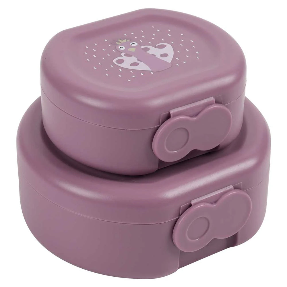 Trixie Snack Box with Clip, Set of 2 | علبتا وجبات خفيفة بمشبك من تريكسي