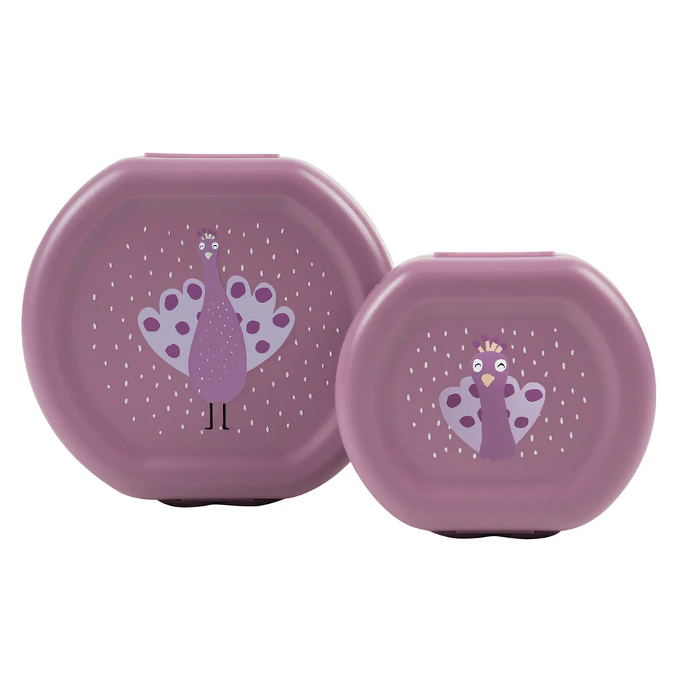 Trixie Snack Box with Clip, Set of 2 | علبتا وجبات خفيفة بمشبك من تريكسي