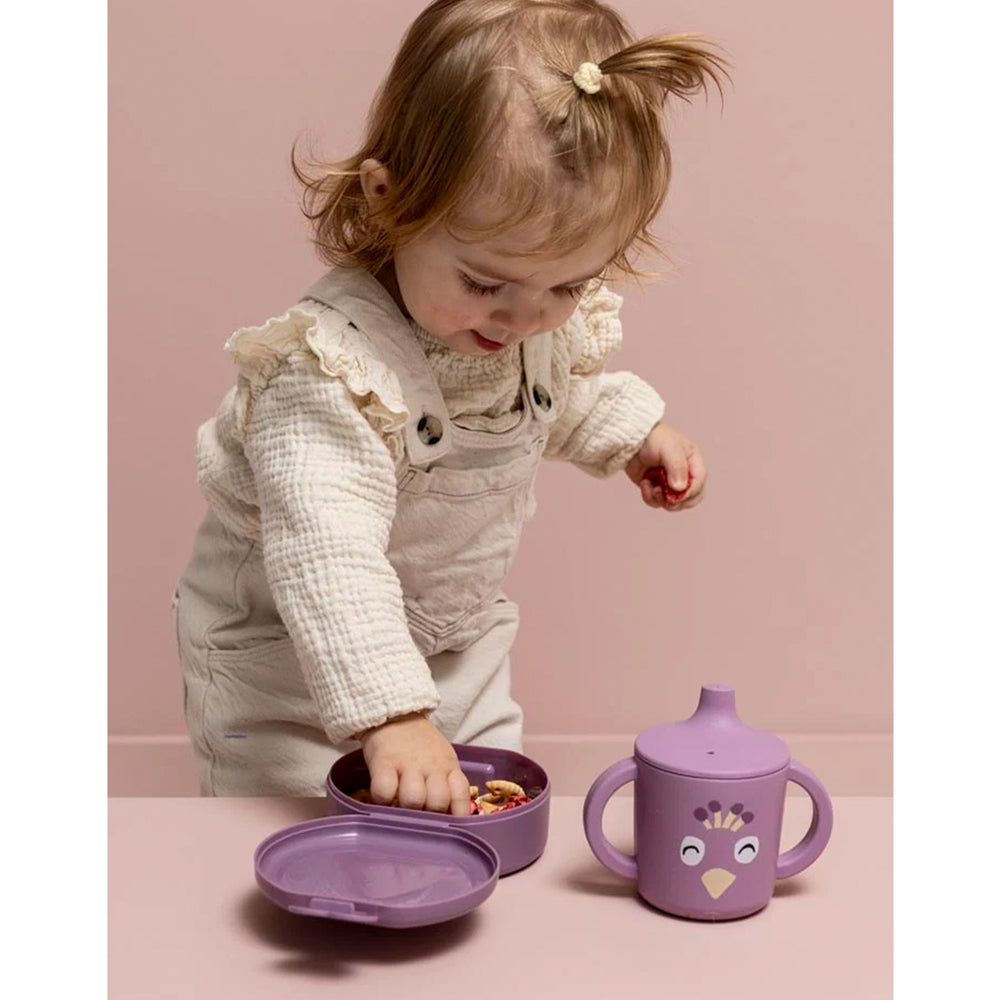 Trixie Snack Box with Clip, Set of 2 | علبتا وجبات خفيفة بمشبك من تريكسي