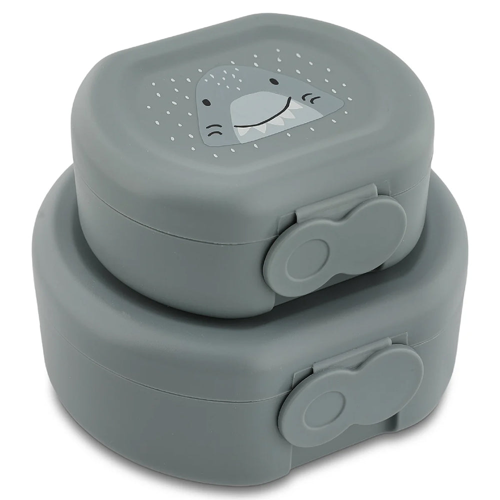 Trixie Snack Box with Clip, Set of 2 | علبتا وجبات خفيفة بمشبك من تريكسي