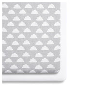 Snuz 2pack Crib Fitted Sheets / مجموعة ملاءات سرير الأطفال من سنوز مكونة من قطعتين