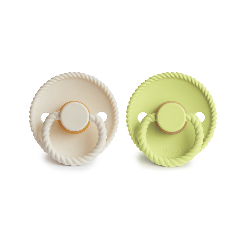 Frigg Rope Latex2pack Cream/Green Tea size 2  6-18m / فريج حبل لاتكس 2 عبوة كريم/شاي أخضر مقاس 2 6-18 م