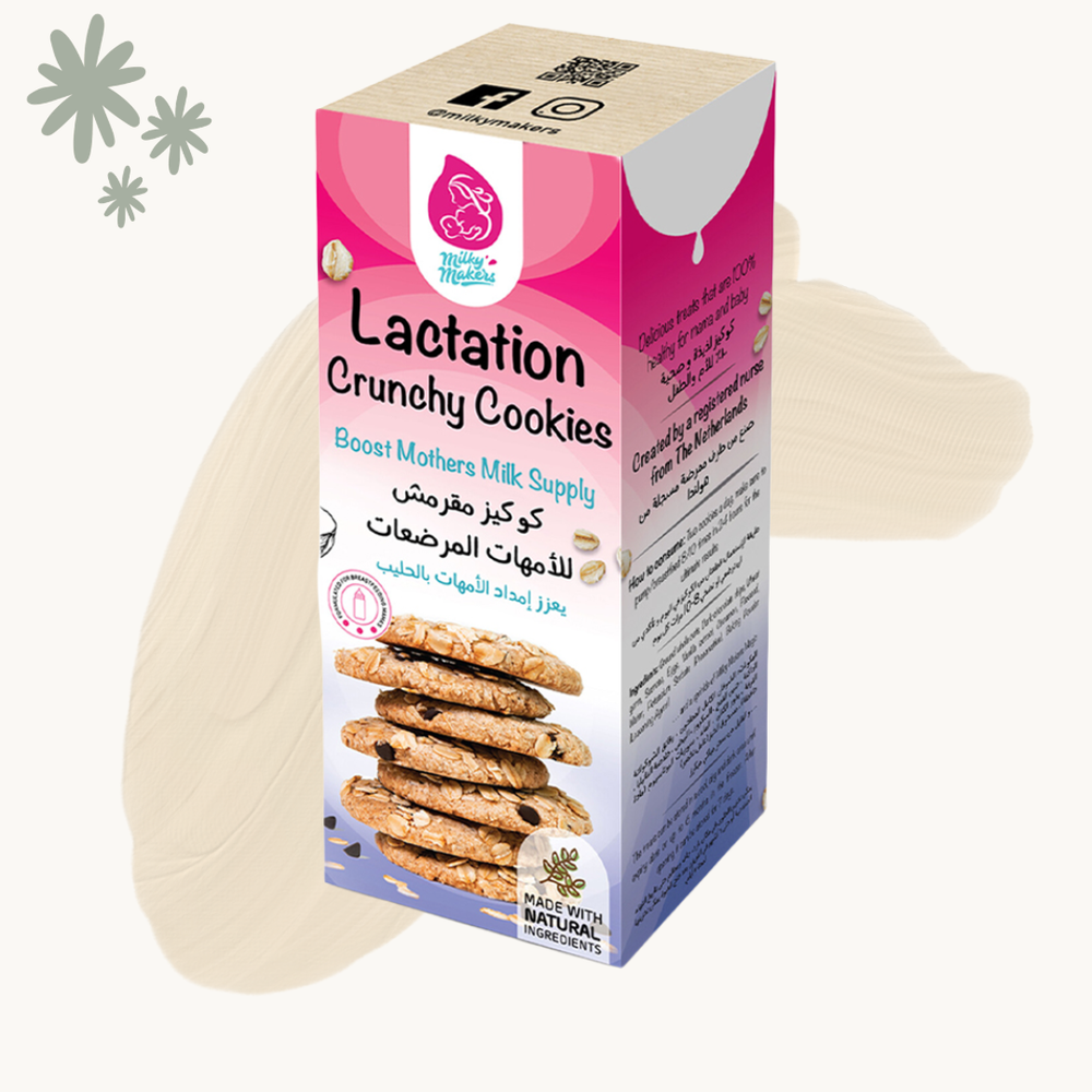 Lactation Crunchy Cookies -  بسكويت الرضاعة المقرمش