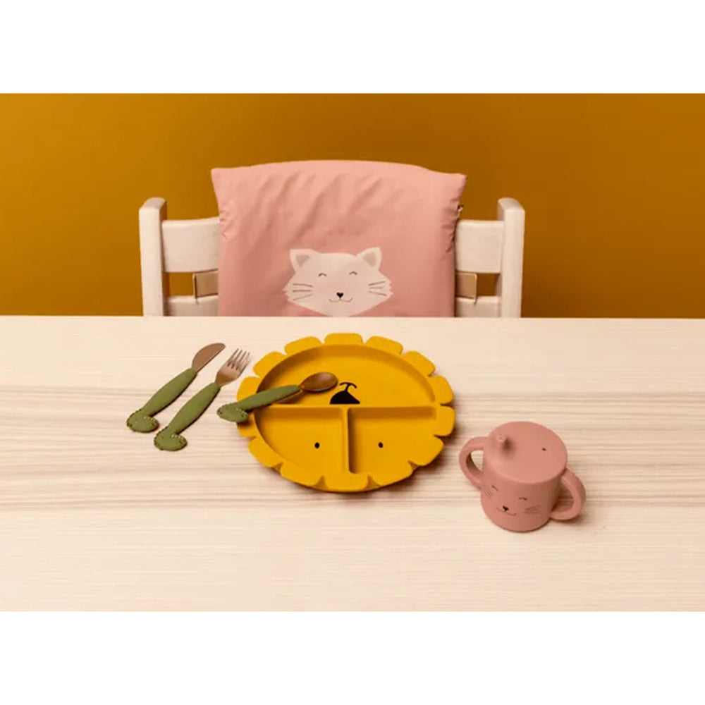 Trixie Stainless Steel Cutlery Set with Silicone Handle | طقم أدوات مائدة ستانلس ستيل تريكسي بمقبض سيليكون