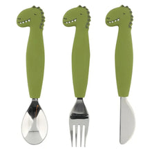 Trixie Stainless Steel Cutlery Set with Silicone Handle | طقم أدوات مائدة ستانلس ستيل تريكسي بمقبض سيليكون