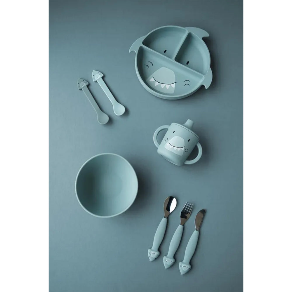 Trixie Stainless Steel Cutlery Set with Silicone Handle | طقم أدوات مائدة ستانلس ستيل تريكسي بمقبض سيليكون