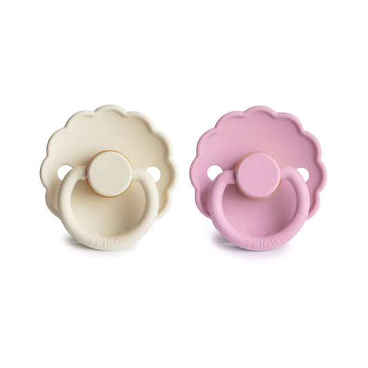 Frigg Daisy Latex 2pack Cream/Lupine  size 2 6-18m / فريج ديزي لاتكس 2 عبوة كريم/ترمس مقاس 2 6-18 م