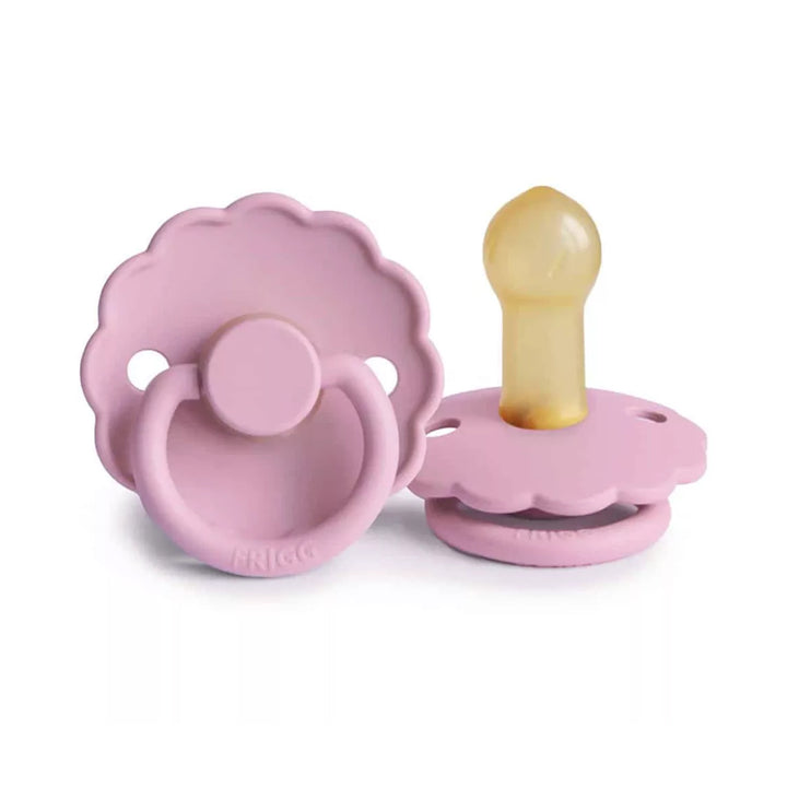 FRIGG Daisy Latex Pacifier — Lupine, Size 1 (0–6m)