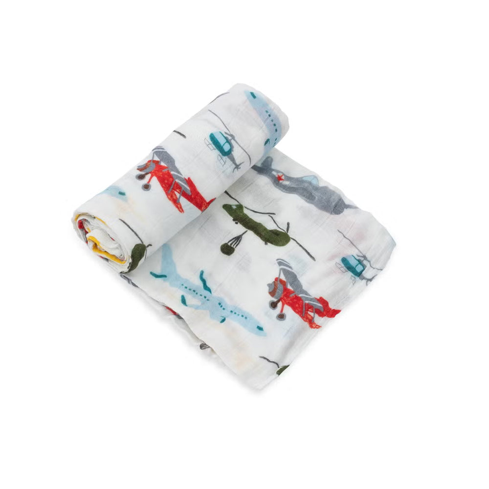 Little Unicorn Deluxe Muslin Swaddle Single — view 4