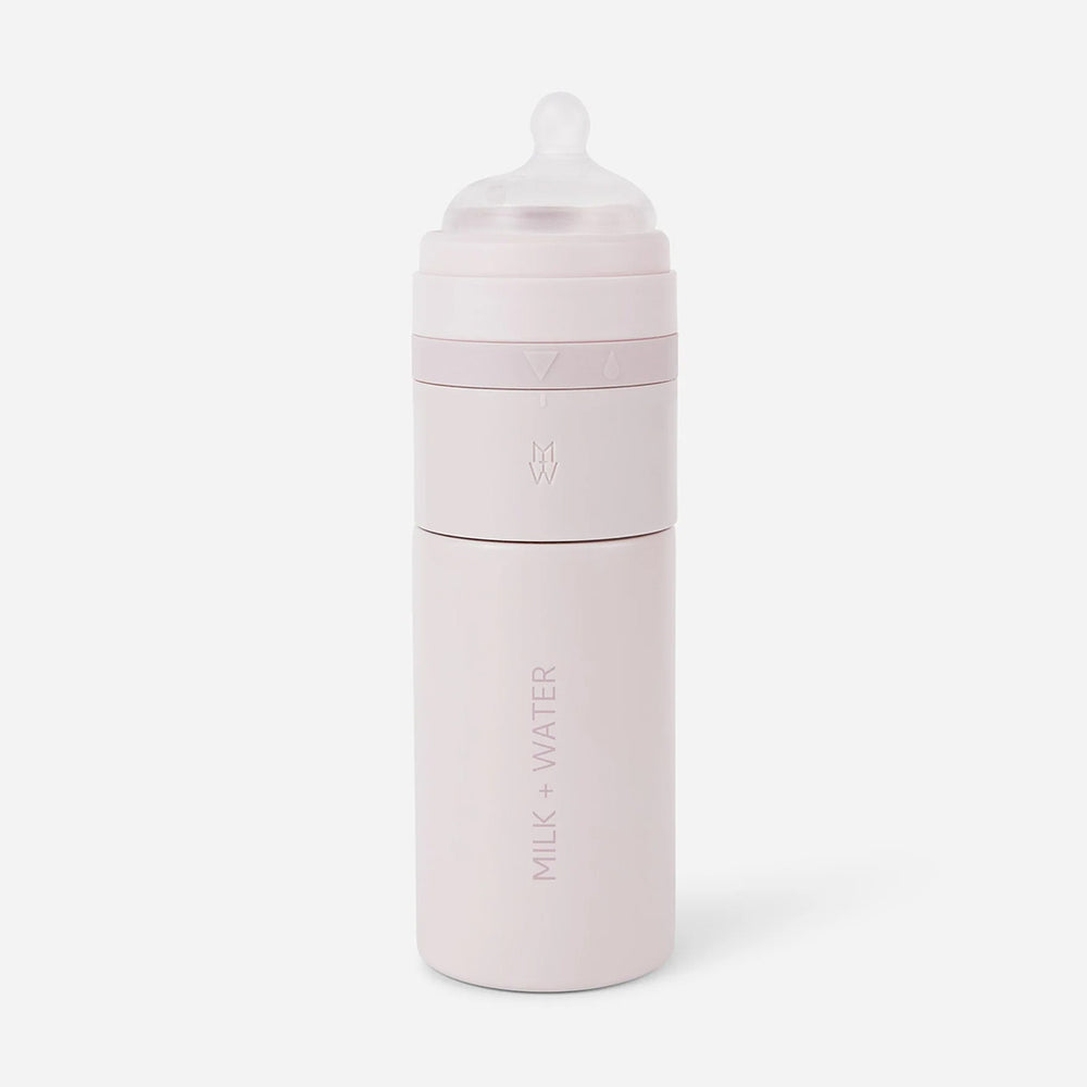 Milk and Water Insulated Dusty Pink 250ml | رضّاعة أطفال عازلة للحرارة