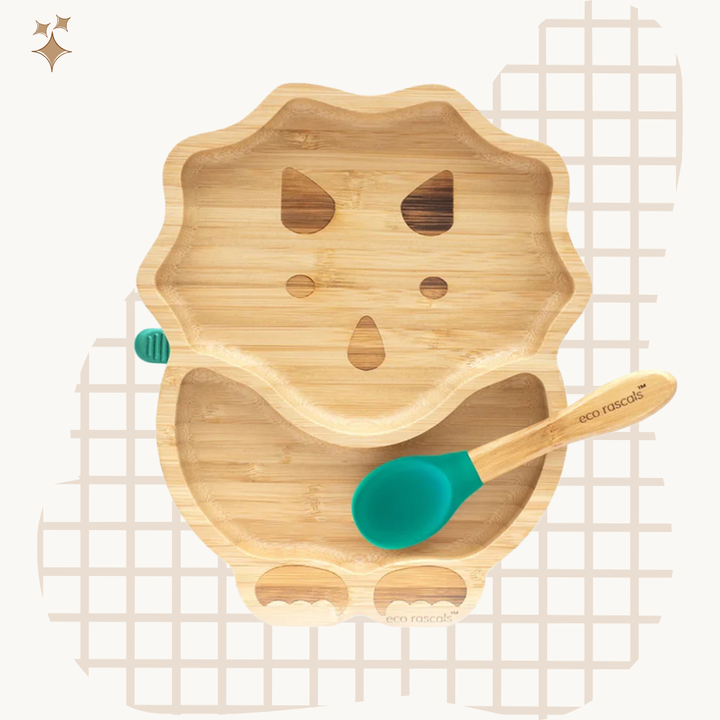 Eco Rascals Dino Plate  - طبق دينو إيكو راسكالز