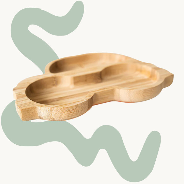 Eco Rascals Bamboo Suction Plate — Car