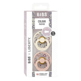 Bibs X Liberty 2 Pack Colour Eloise Latex Size 1 Blush Mix