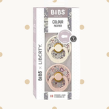 BIBS x Liberty Colour Pacifier — Eloise Blush, Size 1 (2 Pack)