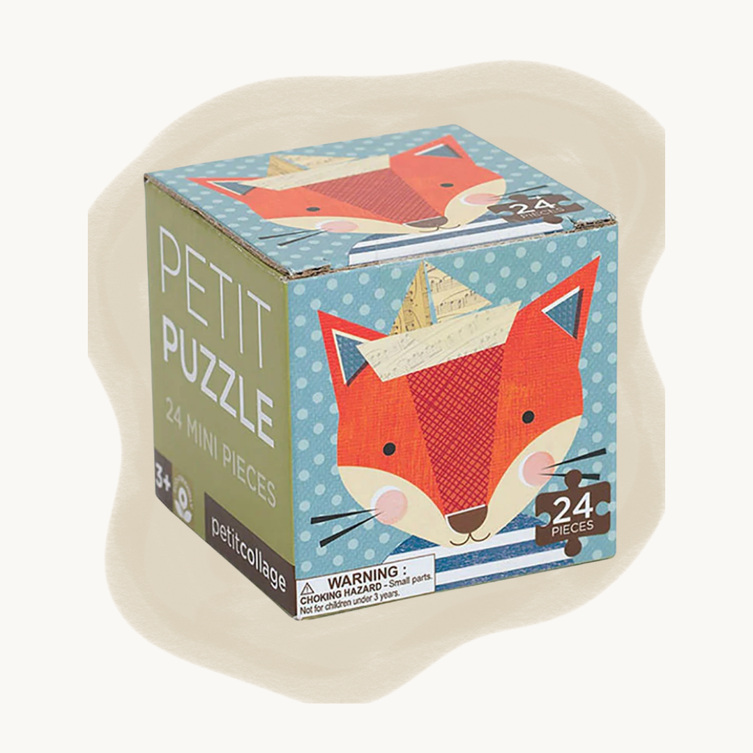Petit Collage Fox Beginner Puzzle Set