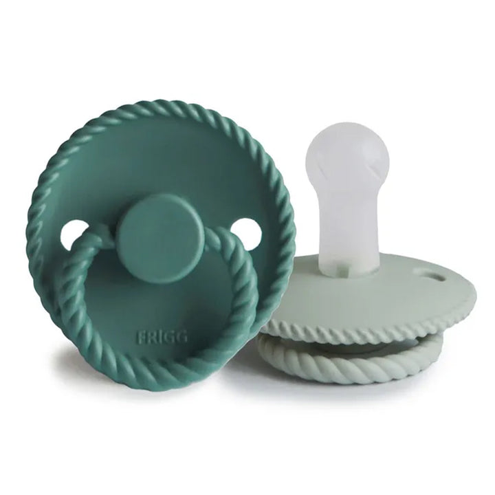 FRIGG Rope Silicone Pacifier — Size 2 (6–18m, 2 Pack)