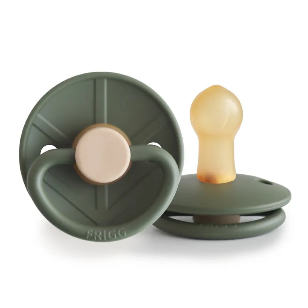 Frigg Little Viking Latex Baby Pacifier pack of 1        0-6m /  لهاية أطفال من فريج ليتل فايكينج مصنوعة من اللاتكس مقاس 1 0-6 أشهر