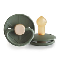 Frigg Little Viking Latex Baby Pacifier  pack of 1   6-18m / لهاية أطفال من فريج ليتل فايكينج مصنوعة من اللاتكس، قطعة واحدة، مقاس 6-18 شهرًا