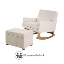 Gaia Serena Rocking Chair & Footstool — Oat