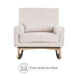 Gaia Chair and Footstool  Bundle Oat