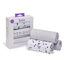 Snuz Designs 3pc. Bedding Set Crib / تصاميم سنوز 3 قطع. سرير مجموعة الفراش