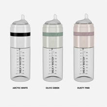Milk + Water Fast Flow 250ml Glass Bottle - رضّاعة أطفال زجاجية - ميلك أند ووتر