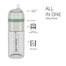Milk + Water Fast Flow 250ml Glass Bottle - رضّاعة أطفال زجاجية - ميلك أند ووتر