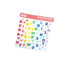 Gobe  Alphabet Sticker Sheet