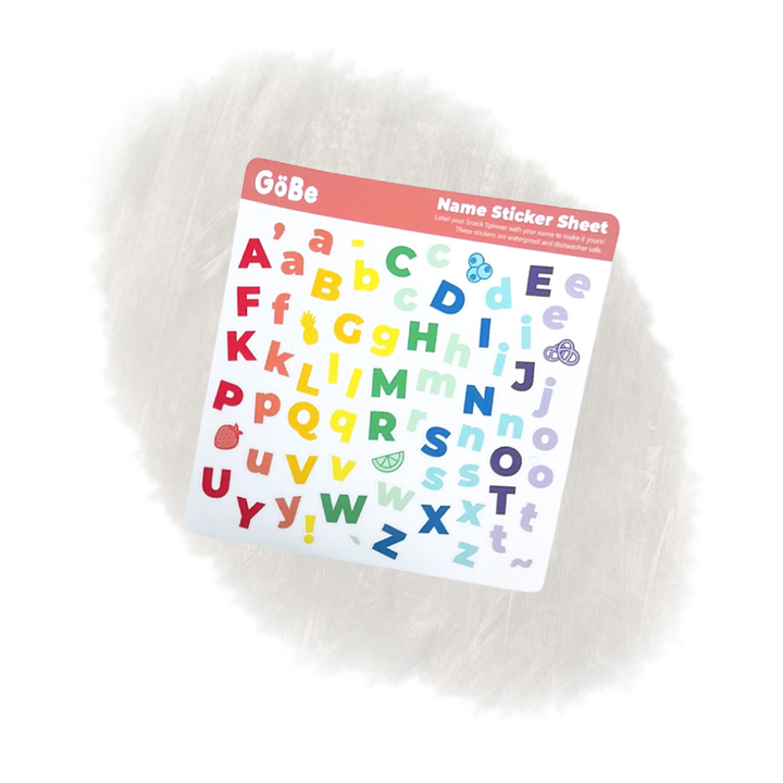 Gobe  Alphabet Sticker Sheet