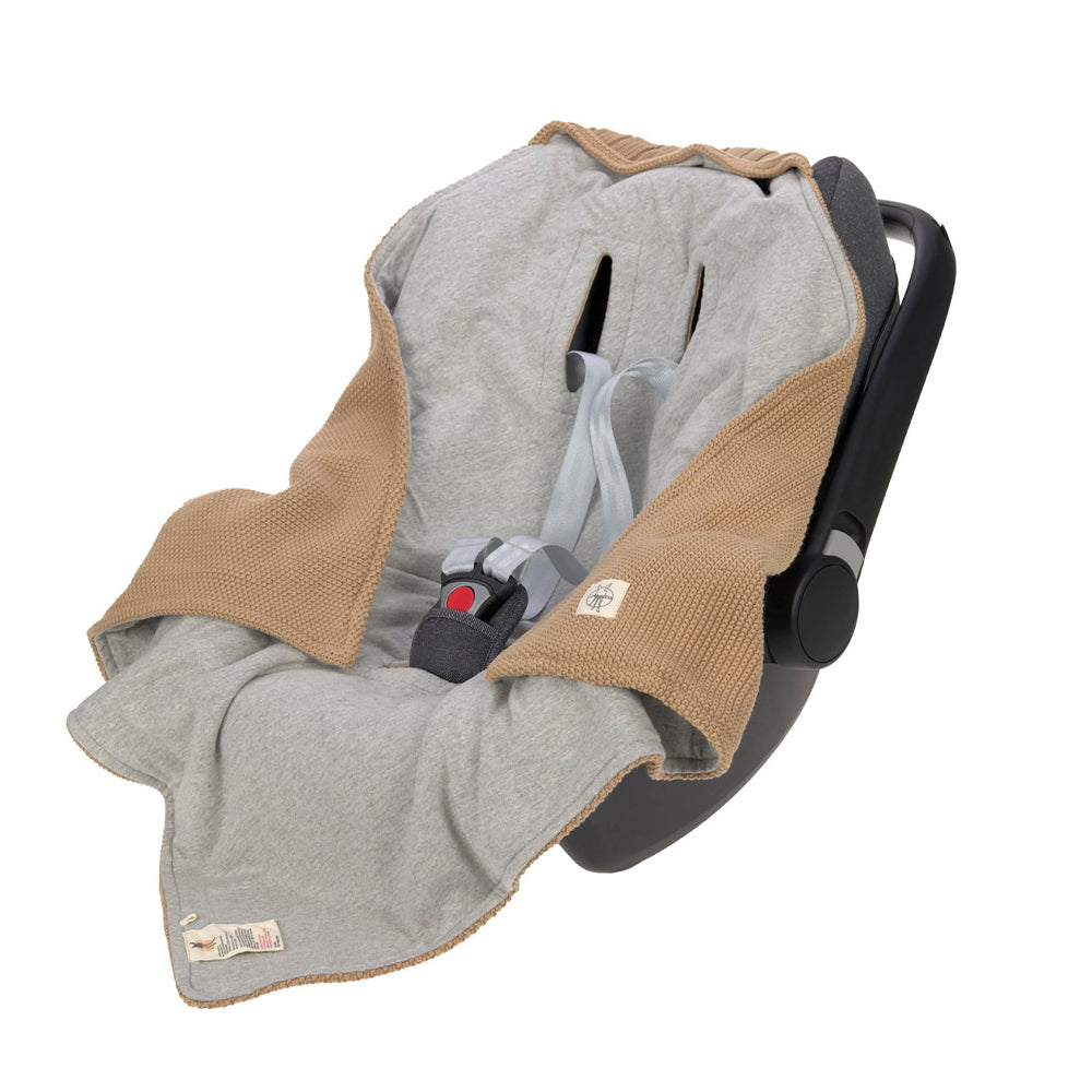 Lässig Knitted Blancket GOTS for Baby Seats — view 3