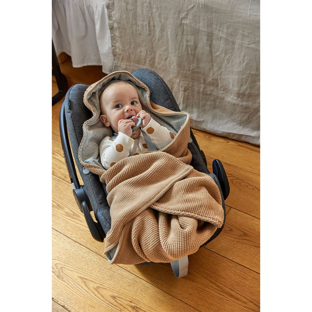 Lässig Knitted Blancket GOTS for Baby Seats — view 5