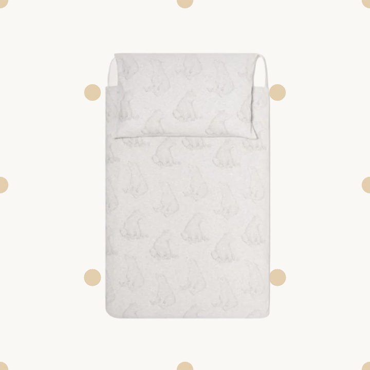 Little Green Sheep Duvet Cover Set |  مجموعة غطاء لحاف الأغنام الخضراء الصغيرة