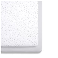 Snuz 2pack Crib Fitted Sheets / مجموعة ملاءات سرير الأطفال من سنوز مكونة من قطعتين