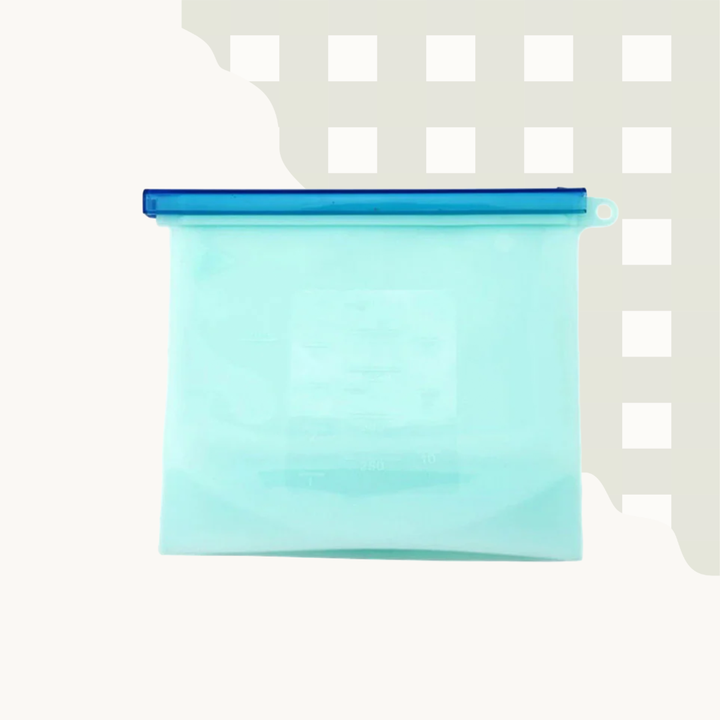 Haakaa Silicone Milk Storage Bags (Blue)
