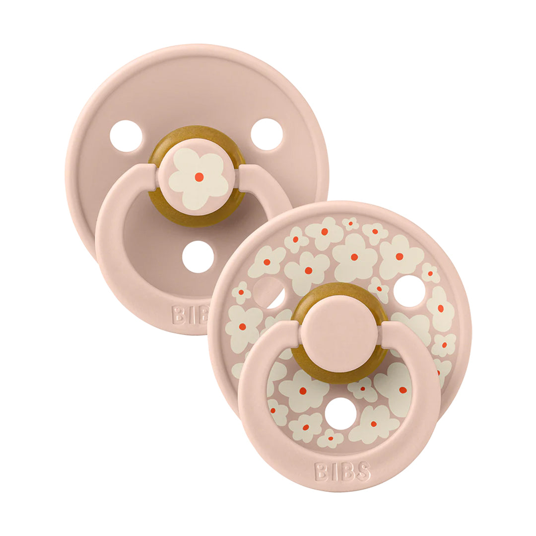 BIbs Pacifier Studio Colour 2 Pack Jasmine Latex Size 2