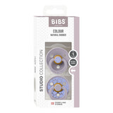 BIbs Pacifier Studio Colour 2 Pack Jasmine Latex Size 1