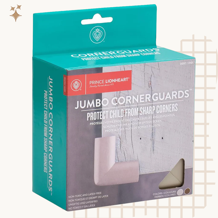 Prince Lionheart Jumbo Corner Guards — 4 Pack
