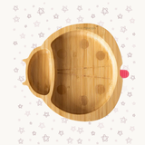 Eco Rascals Bamboo Suction Plate — Ladybird