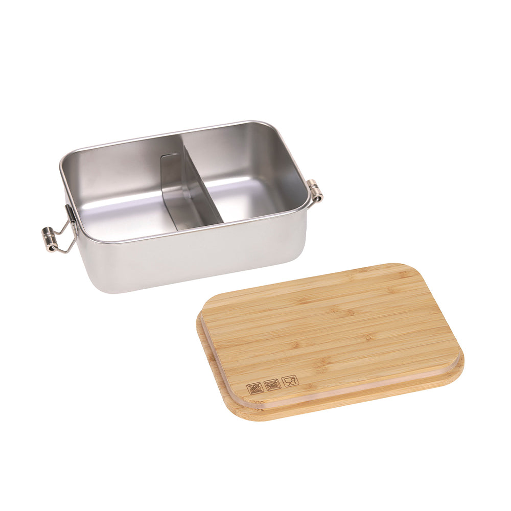 Lassig -Lunchbox Stainless Steel Bamboo