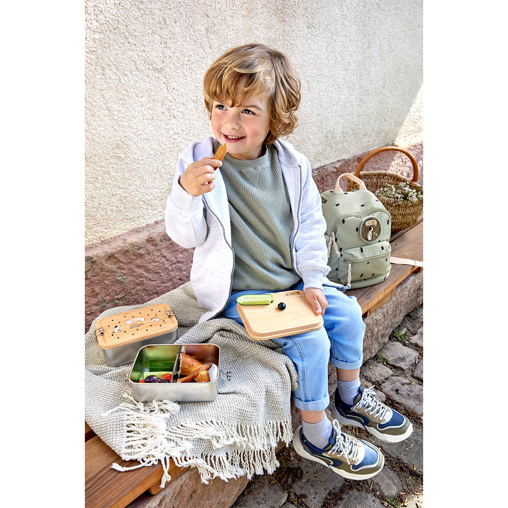 Lassig -Lunchbox Stainless Steel Bamboo