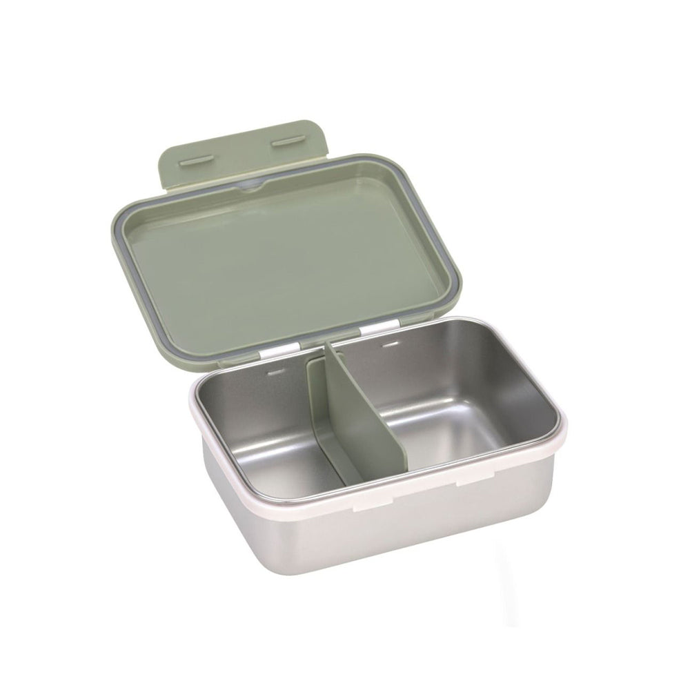 Lassig -Lunchbox stainless steel Happy Prints Light Olive