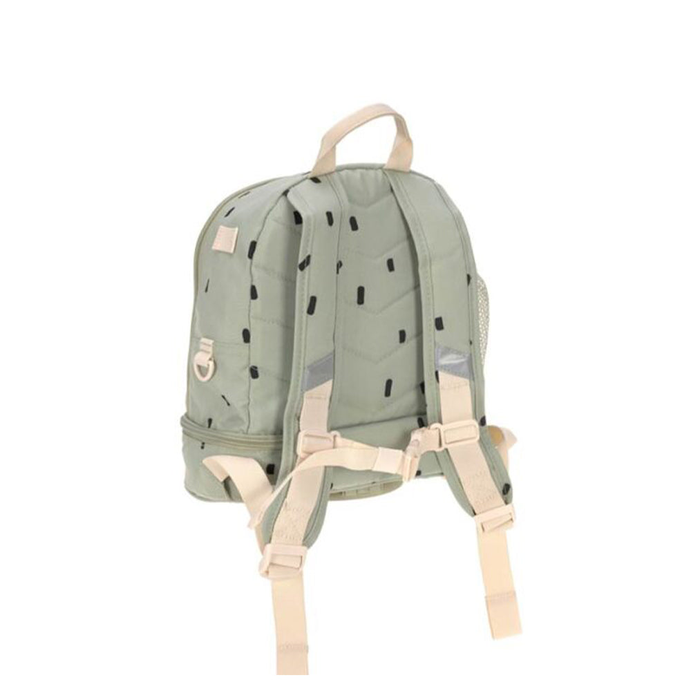 Lassig -Mini Backpack Happy Prints Light Olive  حقيبة ظهر صغيرة من لاسيج - مطبوعات سعيدة - زيتوني فاتح