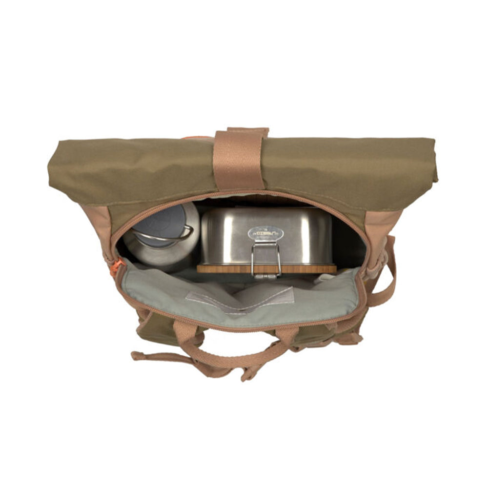 Lassig -Mini roll top backpack Lassig - حقيبة ظهر صغيرة ملفوفة
