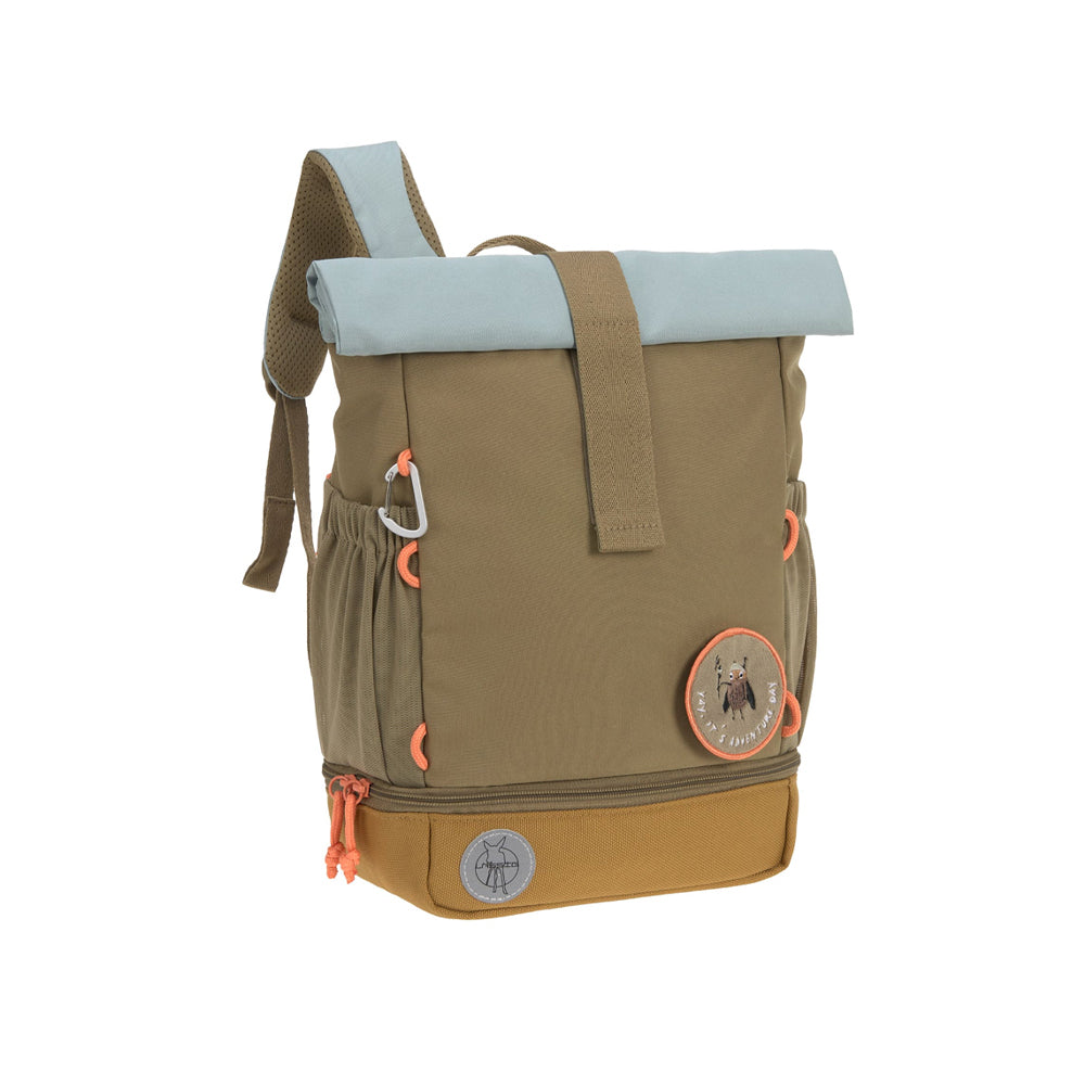 Lassig -Mini roll top backpack Lassig - حقيبة ظهر صغيرة ملفوفة