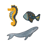 Lassig Textile Woven Sticker Stick On ملصق لاصق منسوج من نسيج لاسيج