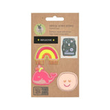 Lassig Textile Woven Sticker Stick On ملصق لاصق منسوج من نسيج لاسيج