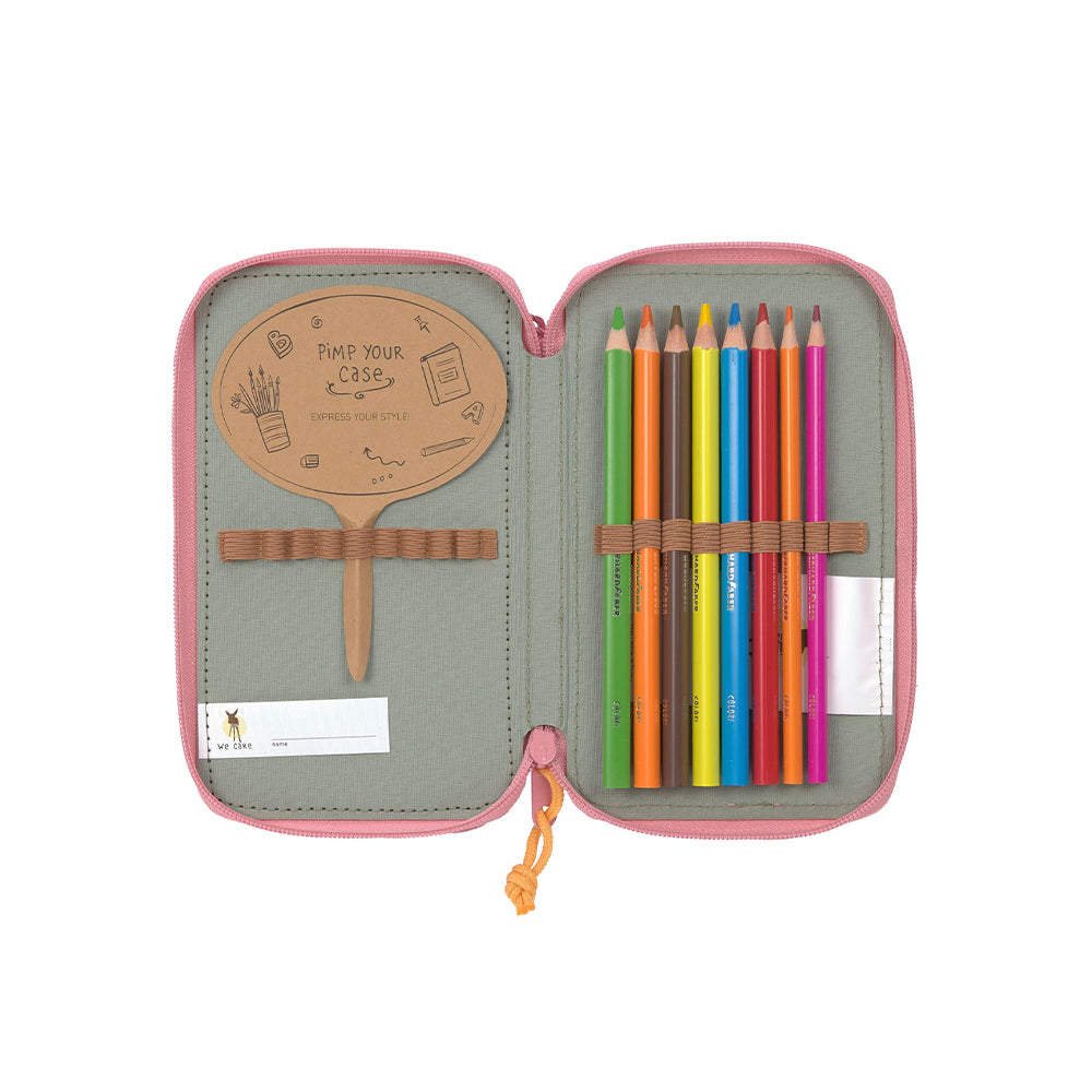 Lassig School Triple Pencil Case Unique حافظة أقلام ثلاثية من لاسيج سكول فريدة من نوعها