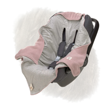 LÄSSIG GOTS Knitted Car Seat Blanket